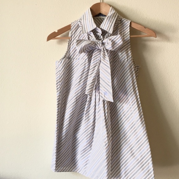 Burberry Blue Label tunic shirt with a tie