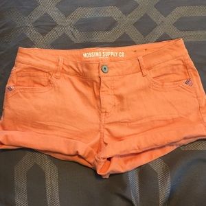 Orange Jean Mossimo Supply Co. Shorts