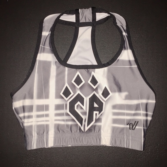 Cheer Athletics Grey sports bra
