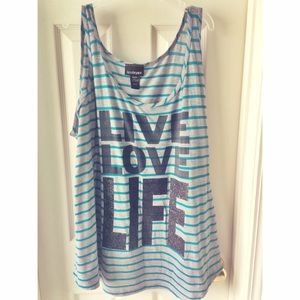 Live, love, life tank