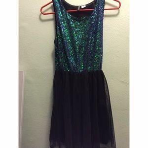 sequin party dress