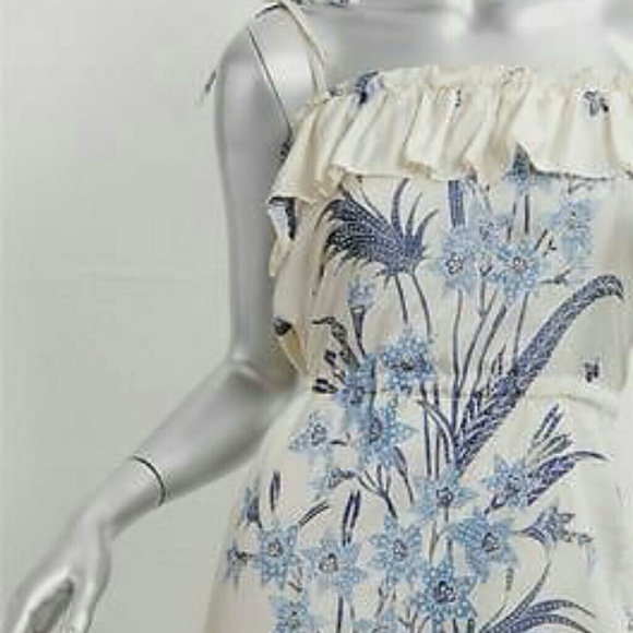 ZARA BEAITIFUL (EUROPE) LONG SILK DRESS - Picture 3 of 4
