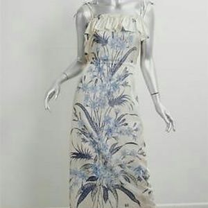 ZARA BEAITIFUL (EUROPE) LONG SILK DRESS
