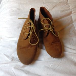 Brown booties