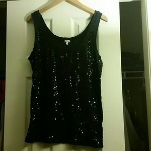 Jcrew sequin top