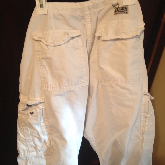Lucky Brand white Capri pants
