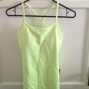 Lulu lemon neon/lime green tank top