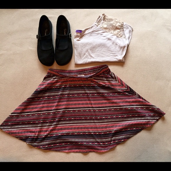 Boho Aztec skirt