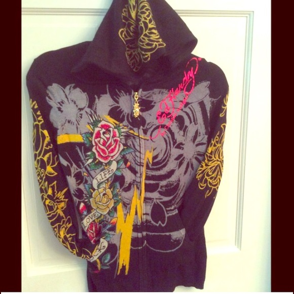 Ed Hardy Black Sweater