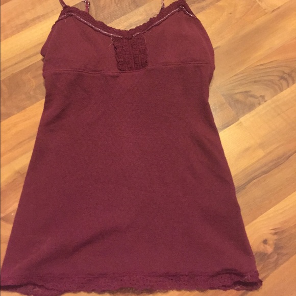 Maroon tank top