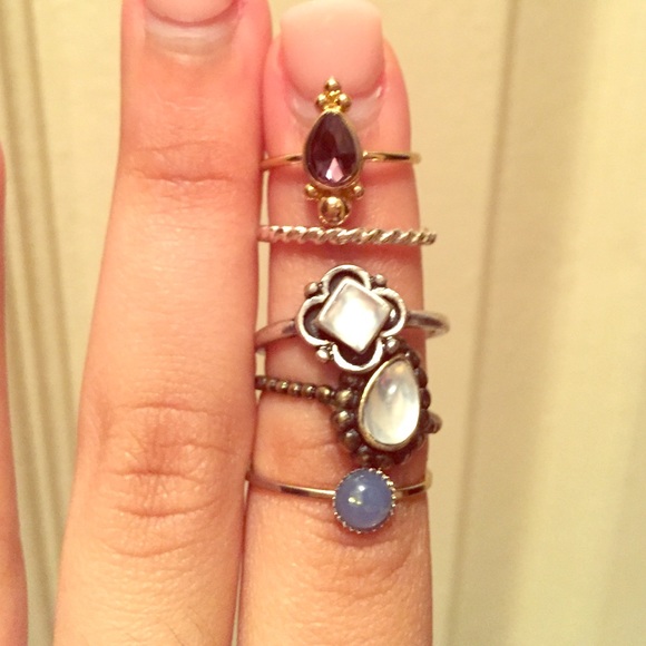 Urban Outfitters Jewelry - UO bundle of rings