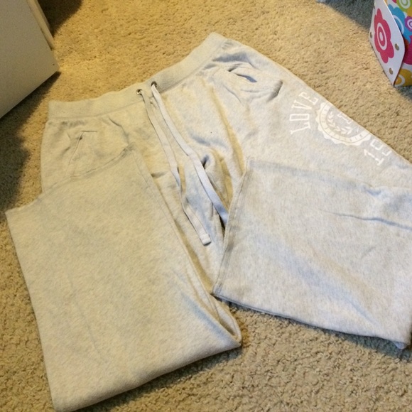 Grey Boot cut Sweatpants