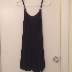 The limited little black cotton summer dress