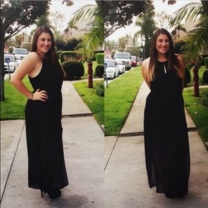 Forever 21 black maxi dress