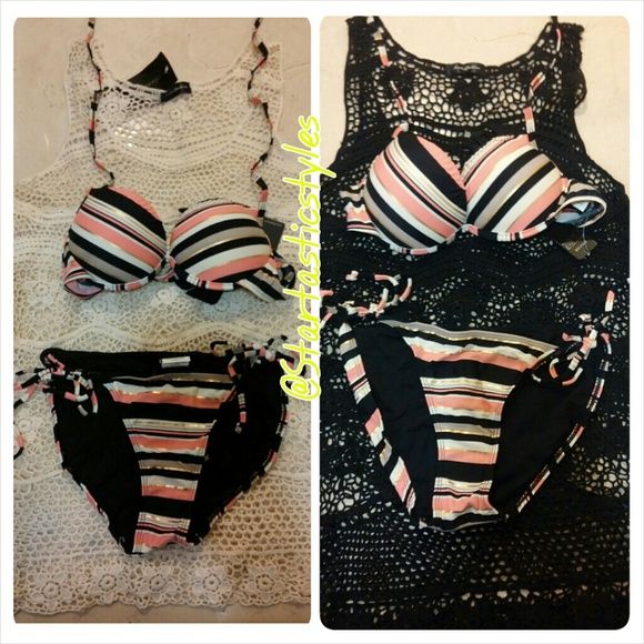 2 piece swim suit with cover up