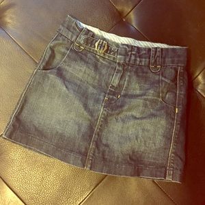 7 for all mankind denim skirt