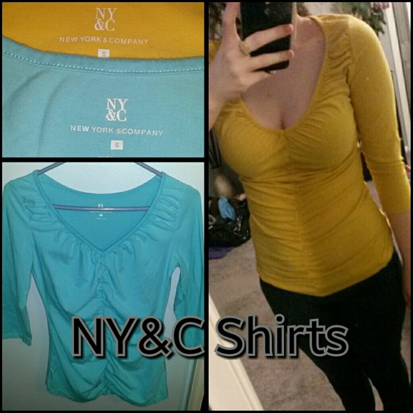 Yellow Shirt from New York and Company