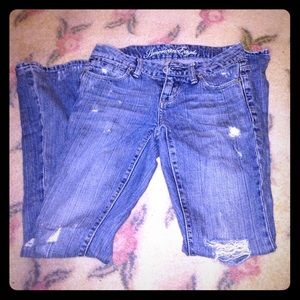 American eagle ripped jeans