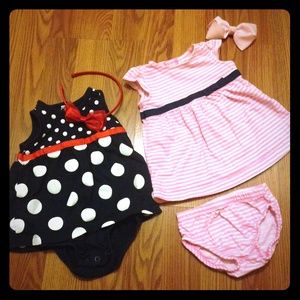 Carter's 3 months baby girl outfits