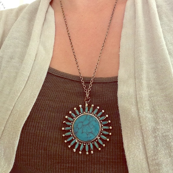 Turquoise Pendant Necklace