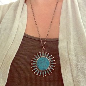 Turquoise Pendant Necklace