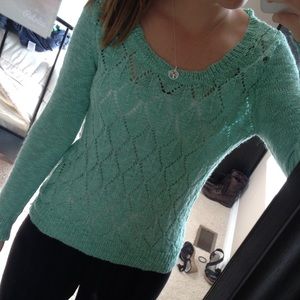 Charlotte Russe mint green sweater size S