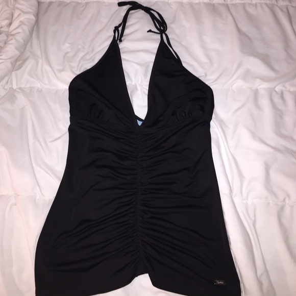 Low cut halter