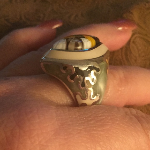 Murano Glass silver 925 ring by Alan K 2MR231 - Picture 4 of 4