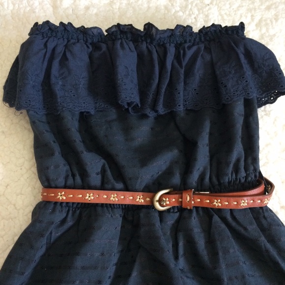 ❗️SOLD❗️ dark navy casual dress - Picture 3 of 4