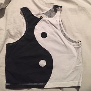 Unif ying yang crop top