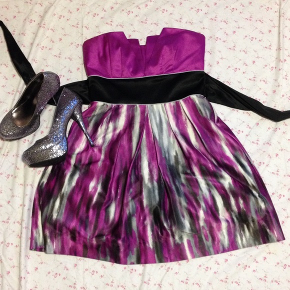 Multicolored homecoming dress!