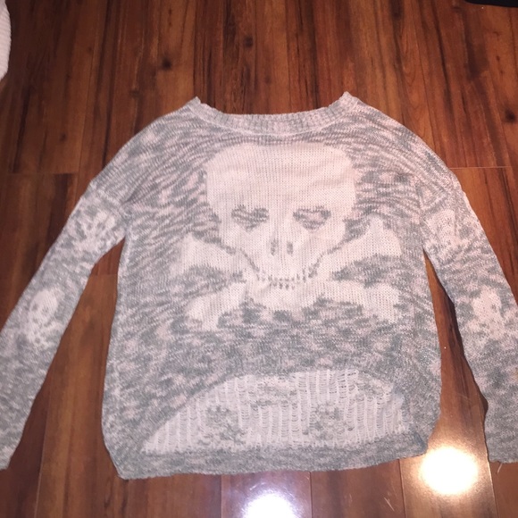 Skull knitted sweater - Picture 1 of 1