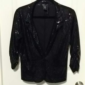 Black sequins jacket