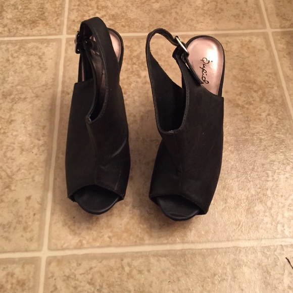 Black heels