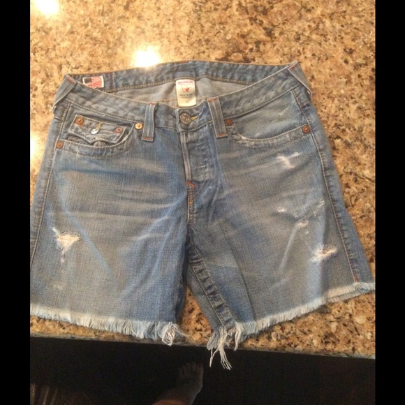 TRUE RELIGION denim shorts