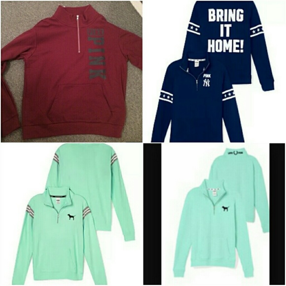 ISO! PINK half zips!