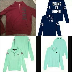 ISO! PINK half zips!