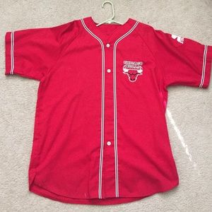 Starters Chicago Bulls Baseball jersey.