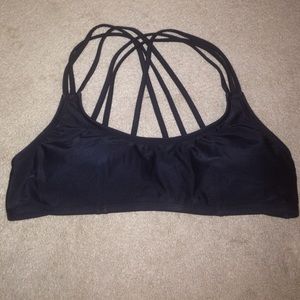 Black sports bra like bathing suit