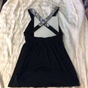 X-low back sequin dress