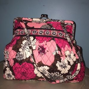 Vera Bradley- clasp handbag