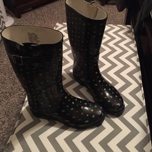 Good condition women's rain boots