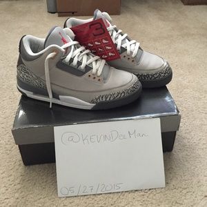 Air Jordan Retro 3 LS (cool grey)