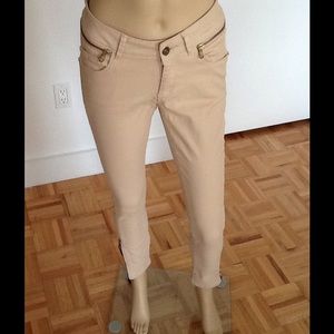 ZARA BASIC DEPT. COLOR NUDE, SKINNY PANTS, ZS 38
