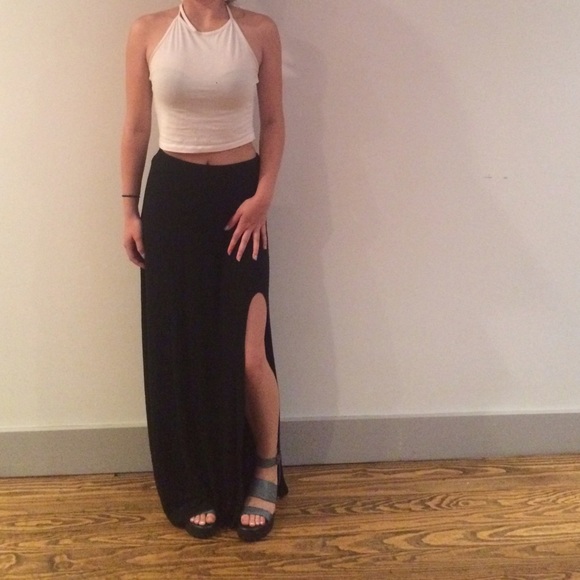 Brandy Melville Slit Maxi Skirt