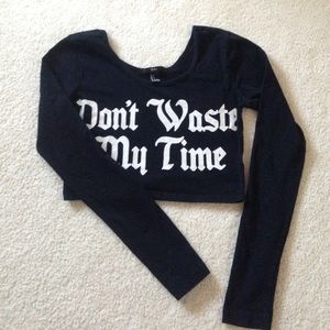 Forever 21 Graphic crop top