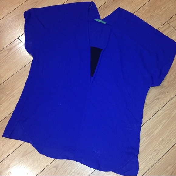 Royal blue shirt