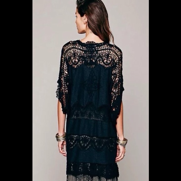 Free People NEW ROMANTICS Simply Lace TunicM - Picture 2 of 4