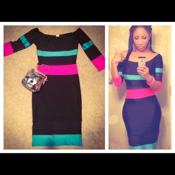 🎉🎉🎉Host PICK🎉🎉🎉Sexy fitted dress. Worn once. - Picture 2 of 3