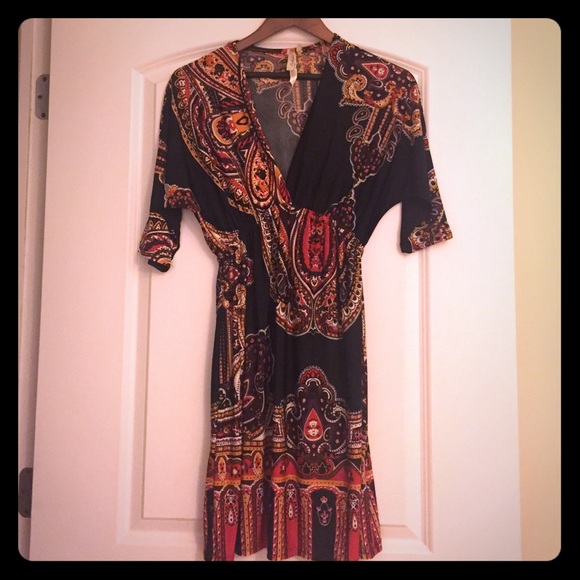 Boutique Paisley 3/4 Sleeve Dress